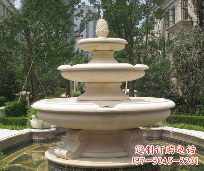 江西丰富精美的喷泉石雕
