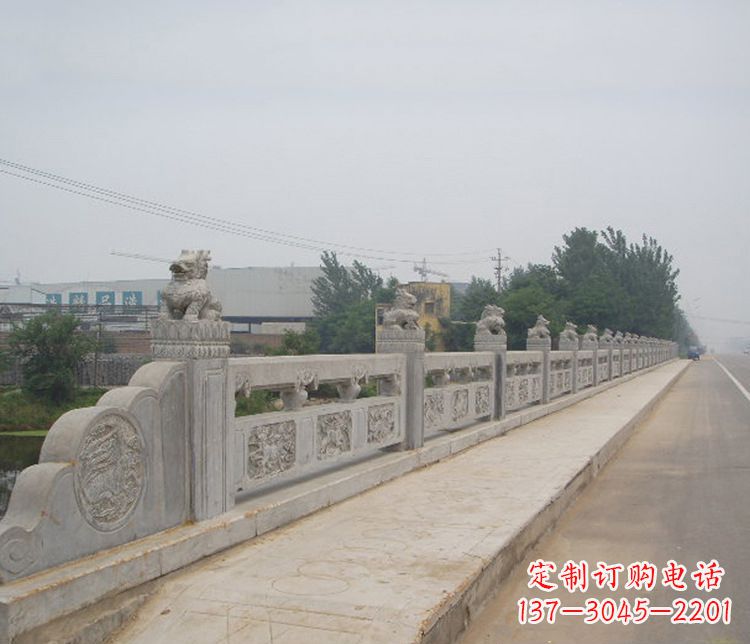 江西专业的护城河大理石栏板石雕
