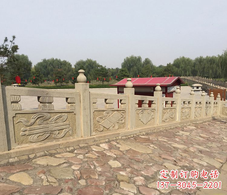 江西护城河大理石栏板雕塑