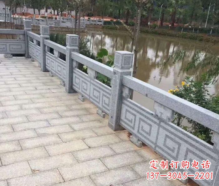 江西护城河建筑石雕栏板 (4)