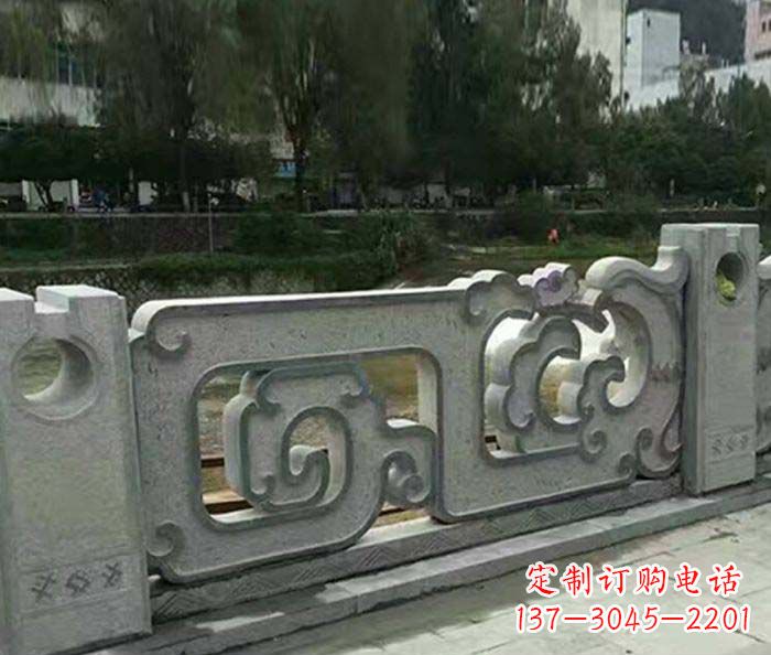 江西护城河建筑石雕栏板