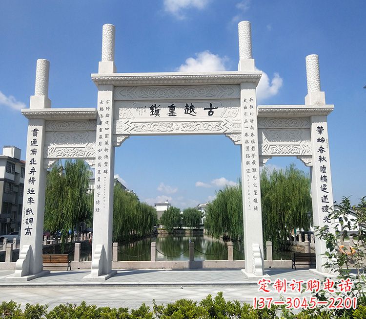 江西华伟石雕牌坊