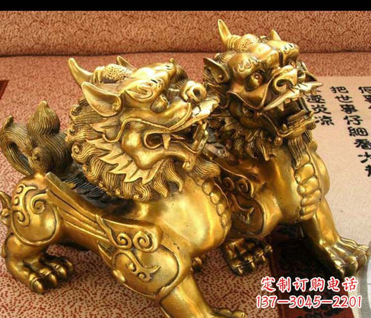 江西超级定制麒麟雕塑,尊享贵族尊贵