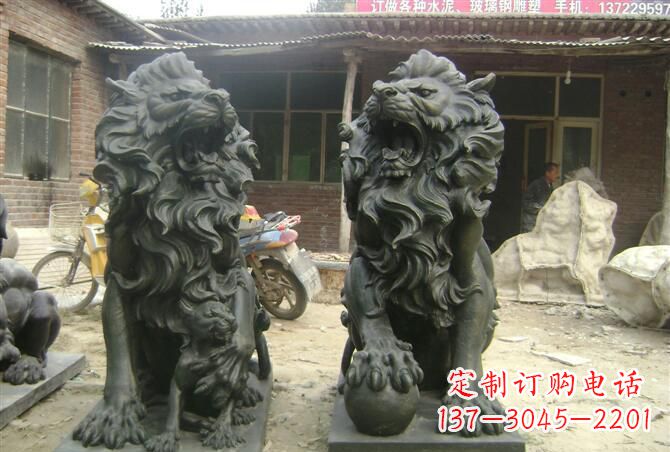 江西高质量铜制狮子雕塑