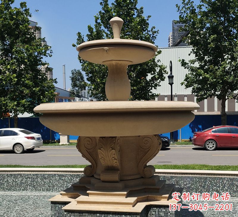 江西恵安石雕风水球-祈福家庭幸福
