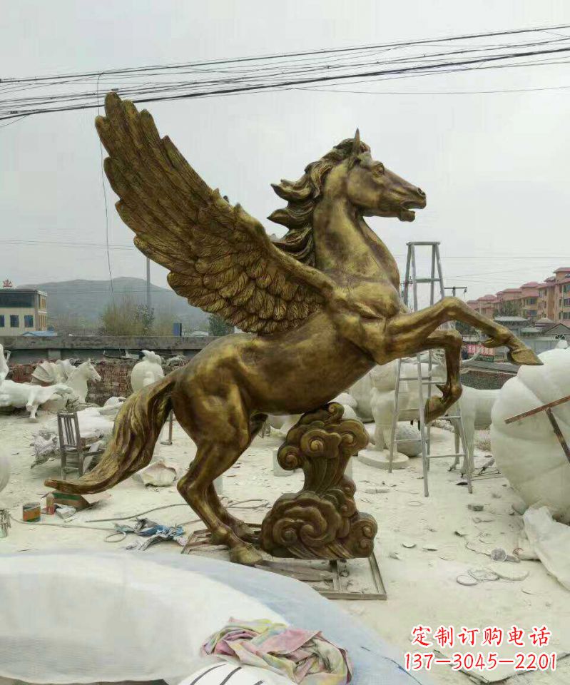 江西祥云飞马铜雕,艺术品之美