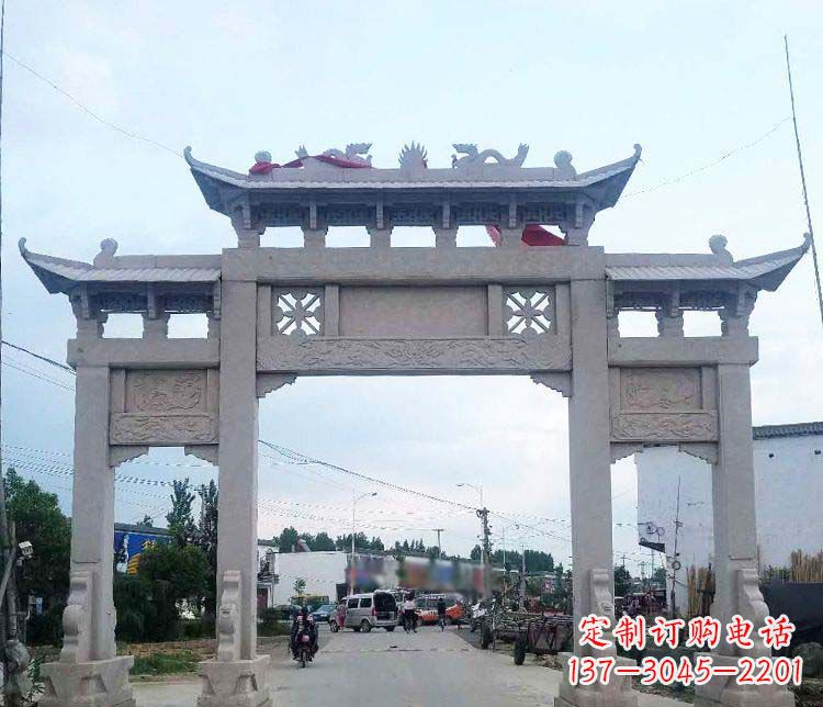 江西中领雕塑,传承传统,卓越牌坊雕塑