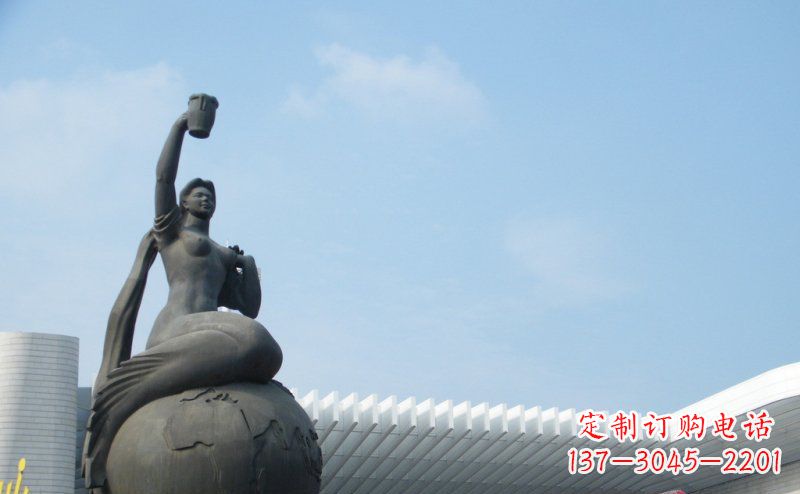 江西中领雕塑推出的精美雕塑——铜铸地球塑像,…