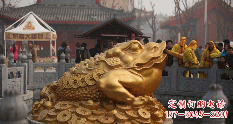 江西金蟾招财动物铜雕