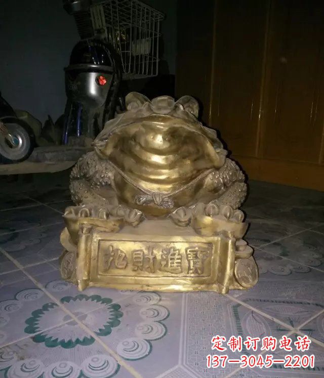 江西金蟾招财进宝动物铜雕