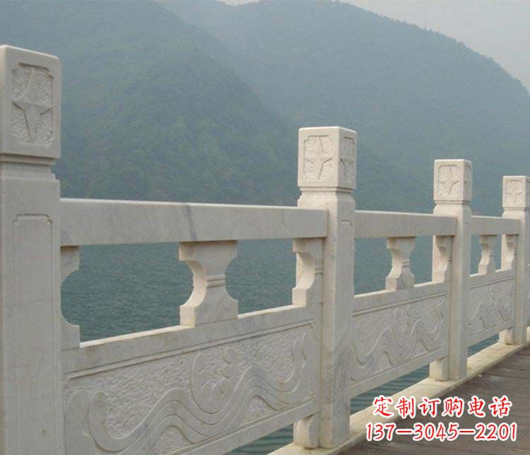 江西中领雕塑:景区大理石栏板石雕