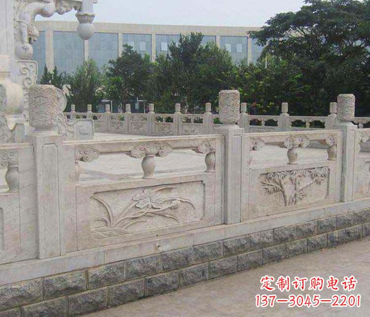 江西中领雕塑:精美石材栏板雕塑