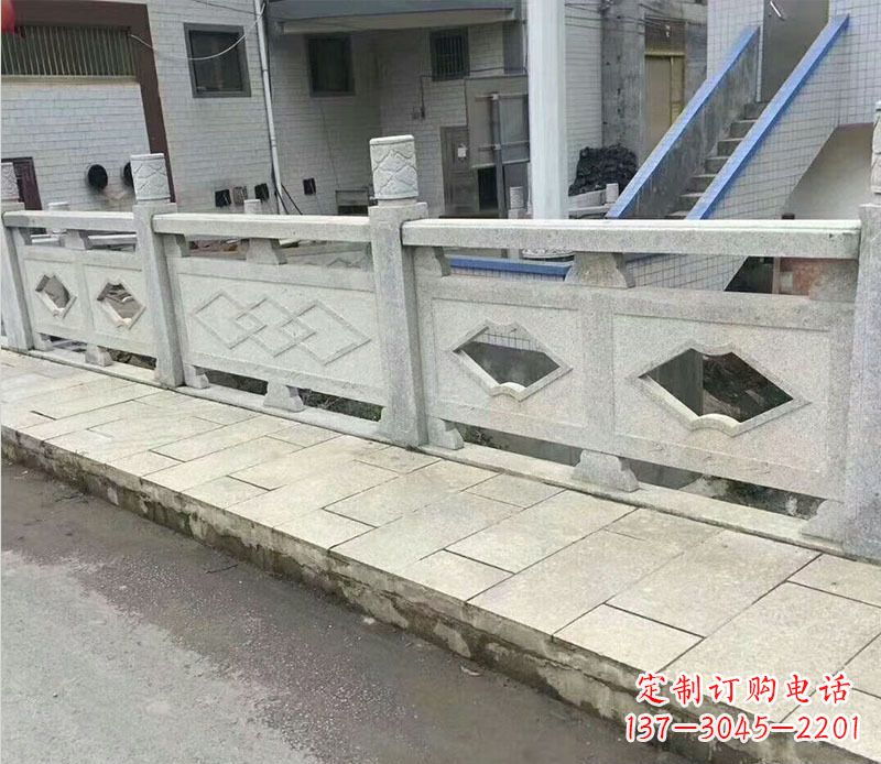 江西景区大理石栏板石雕_2