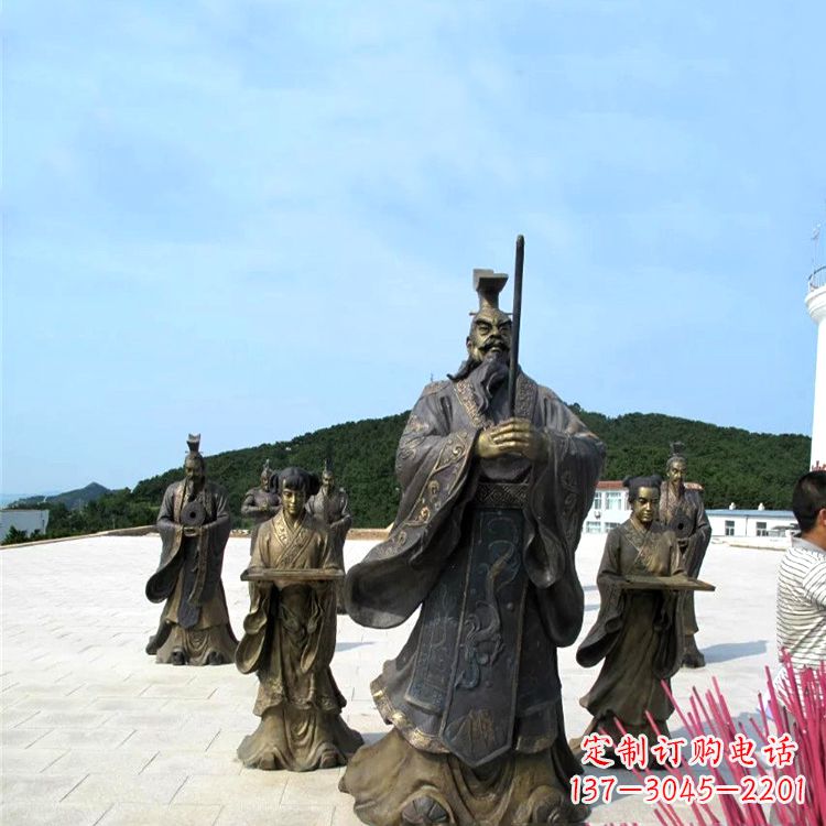 江西中领雕塑——汉武帝刘彻祭天情景雕塑