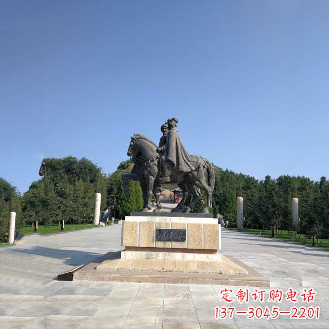 江西王昭君雕塑,象征传承君臣之义