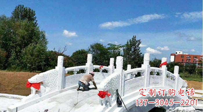 江西标题:领雕塑——最具艺术魅力的汉白玉石雕拱桥