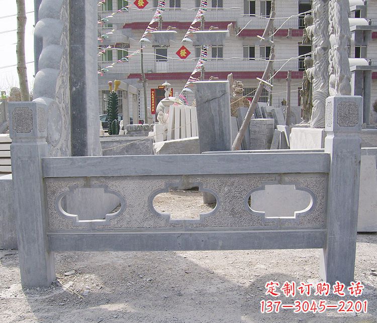 江西仿古栏板石雕——中领雕塑