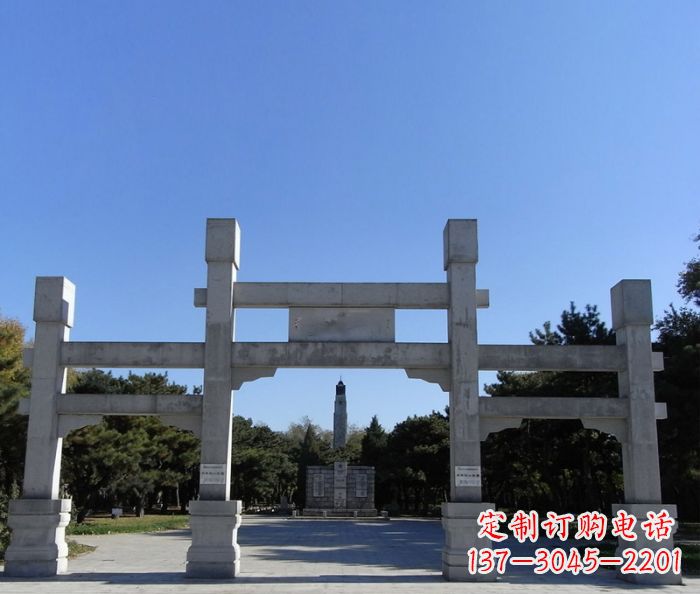 江西中领雕塑石雕牌坊定制
