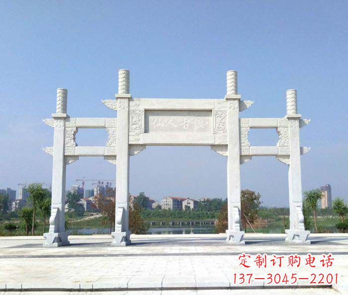 江西精美牌楼石雕,给你传统文化的享受