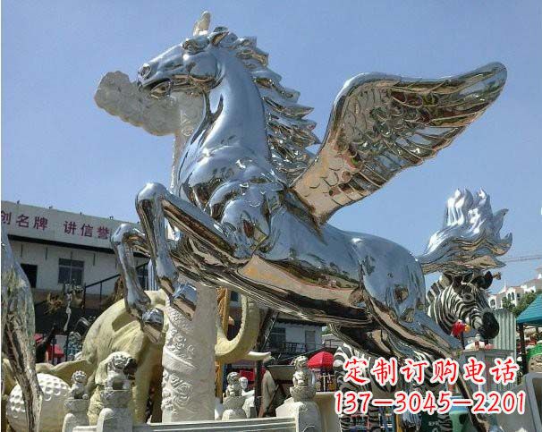 江西中领雕塑定制的飞马雕塑