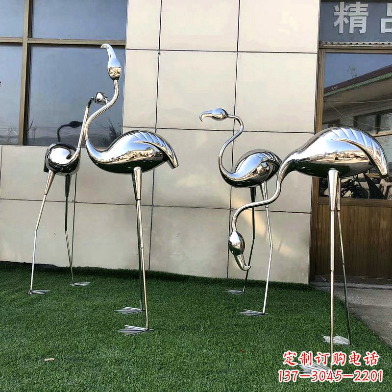 江西火烈鸟雕塑,缔造完美艺术品