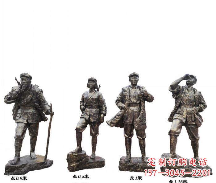 江西专注制作抗战红军青铜雕塑