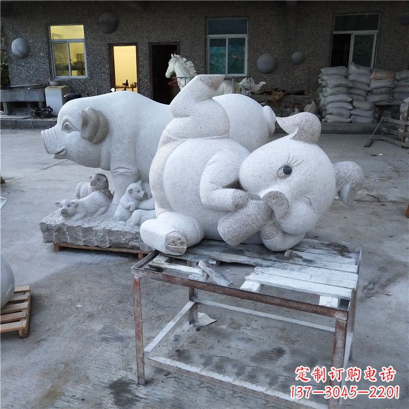 江西精致大理石动物雕塑