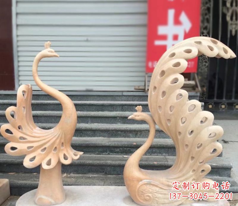 江西中领雕塑专业提供独特精致的孔雀石雕塑,以…
