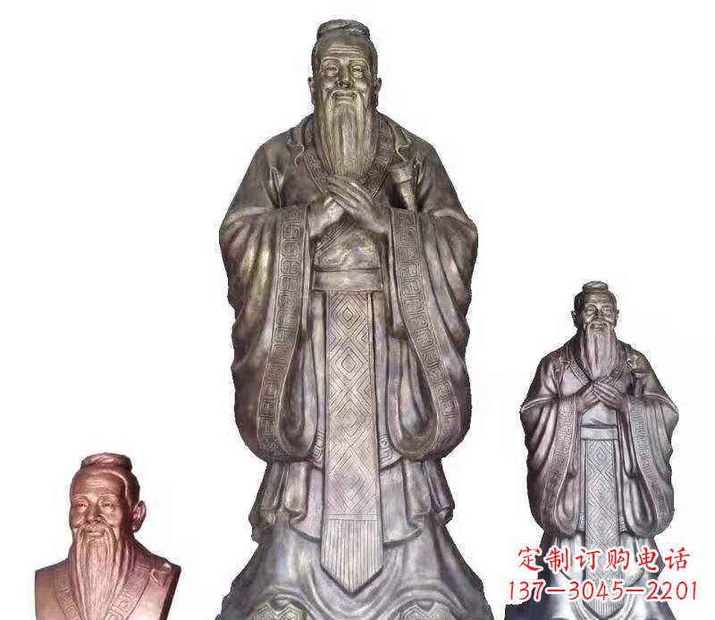 江西中领雕塑推出的精美古典孔子雕塑，是一款集…
