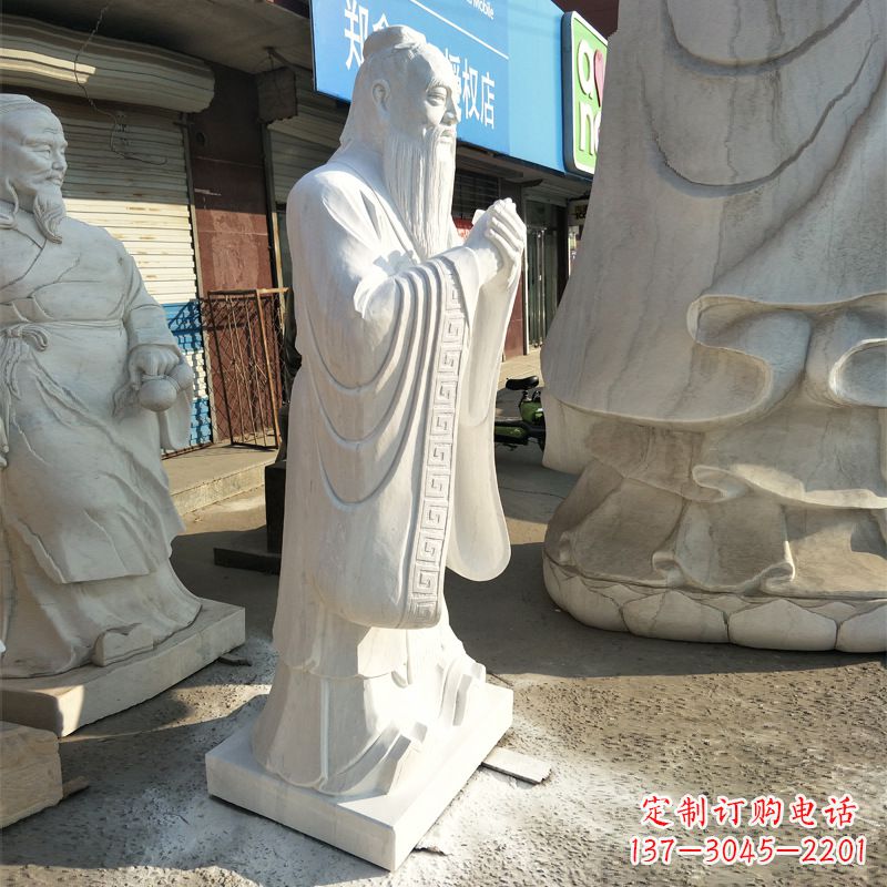 江西中领雕塑|传承传统,唯美的孔子雕塑