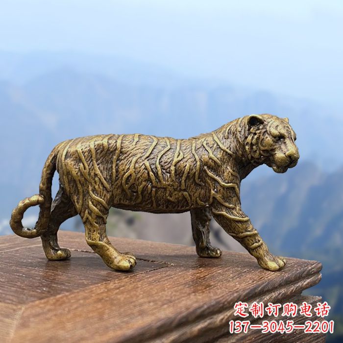 江西中领雕塑推出的复古铜老虎雕塑,为您带来古…