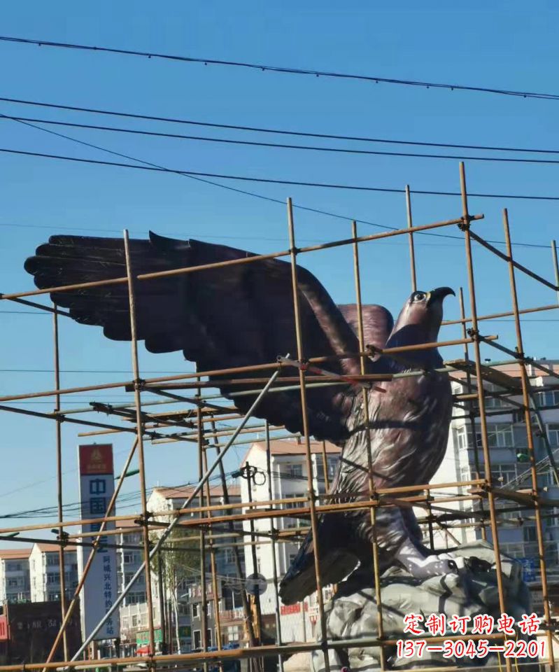 江西高雅精致精美老鹰铜雕
