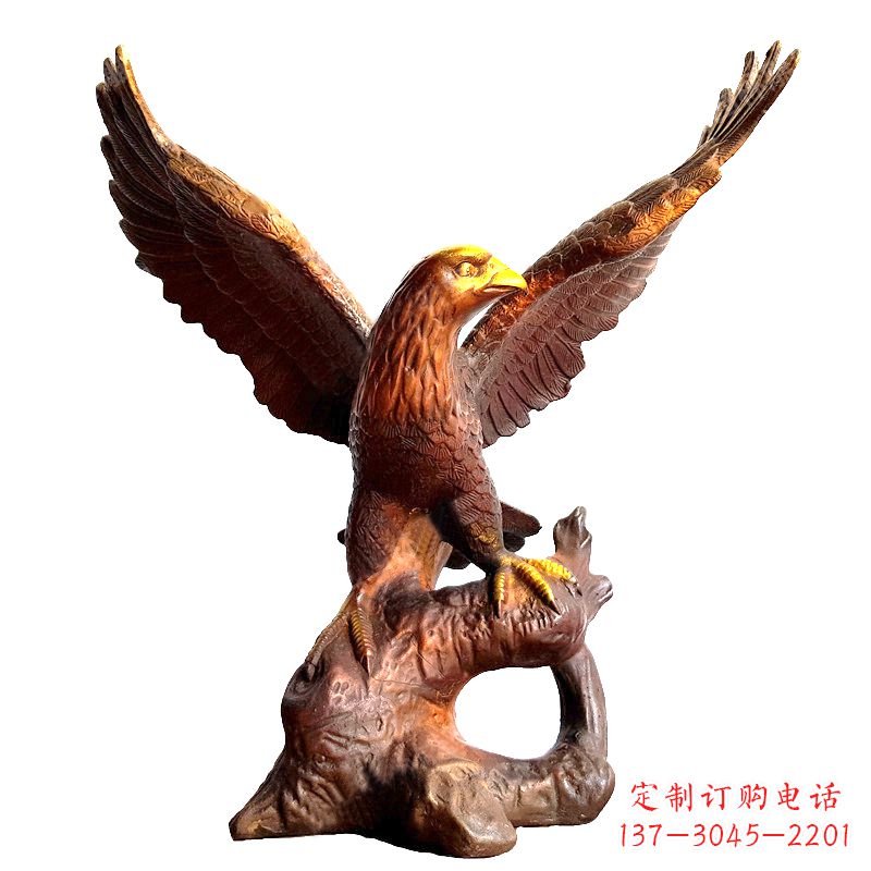 江西中领雕塑推出的老鹰展翅铜雕绝对是一件可以…