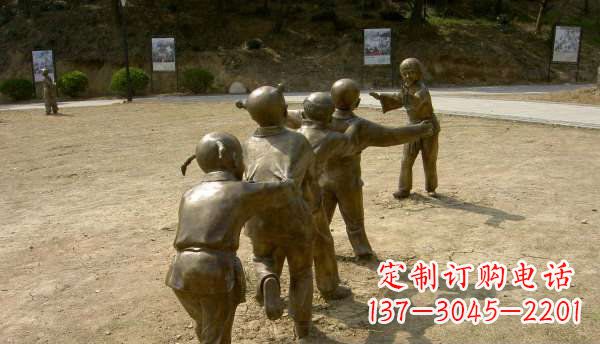 江西珍贵传统,中领雕塑老鹰抓小鸡铜雕