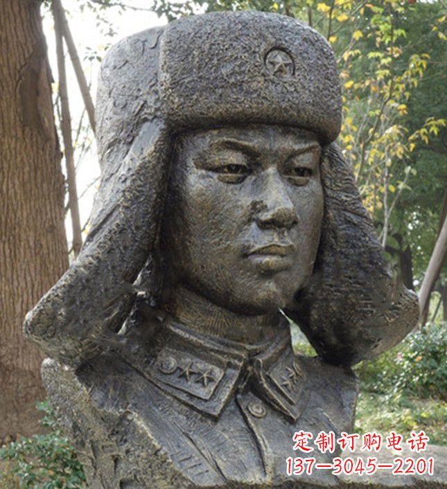 江西精致雕刻,肃穆崇尚——雷锋铜雕塑