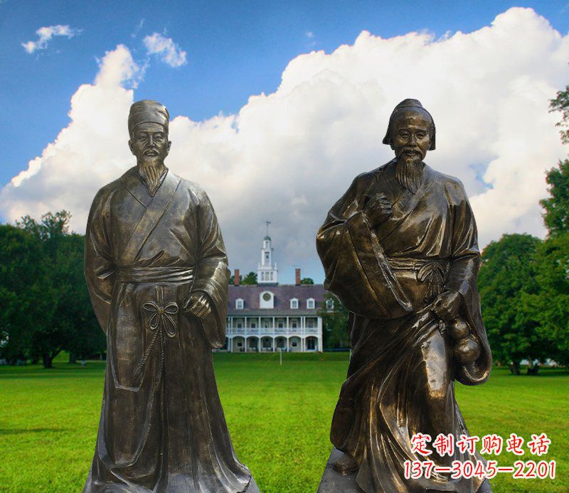 江西传承古代名人——华佗雕塑