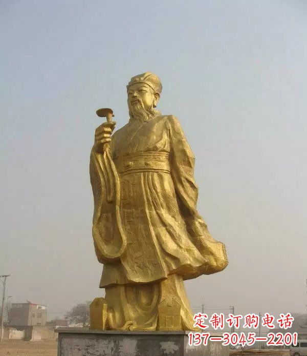 江西精美绝伦的李时珍铜雕