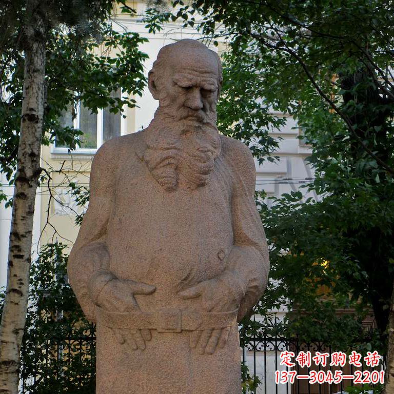 江西列夫·尼古拉耶维奇·托尔斯泰石雕名人