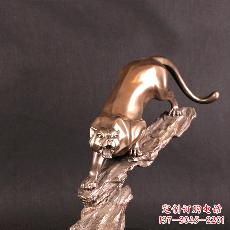 江西猎豹玻璃钢雕塑——高级定制精美雕塑
