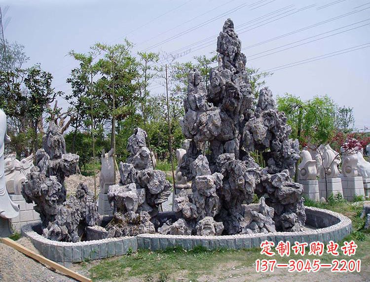 江西用心雕刻,灵璧石奇石假山雕塑