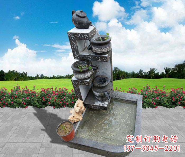 江西极具特色的水槽雕塑