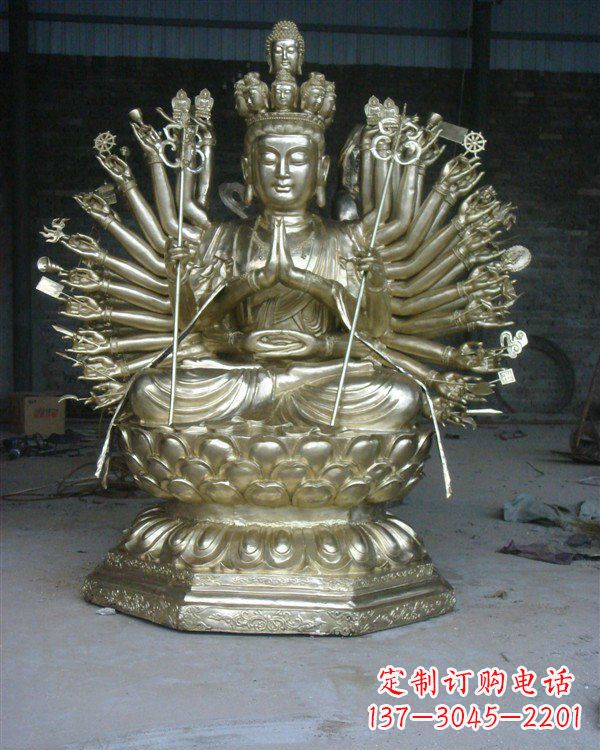 江西精致的观音铜雕,给您精彩的佛教体验