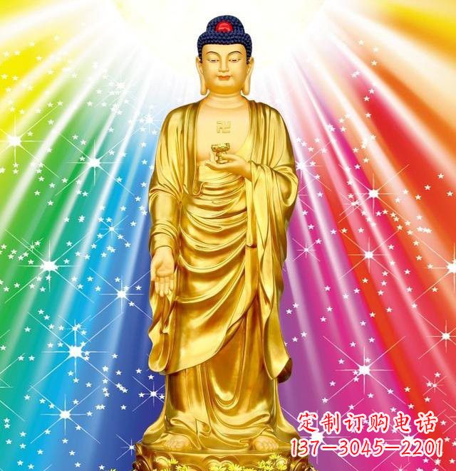 江西中领雕塑推出的鎏金如来神佛铜雕,专为仪式…