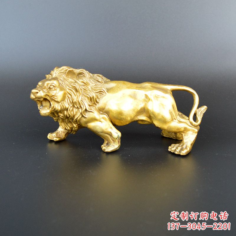 江西鎏金西洋狮子雕塑