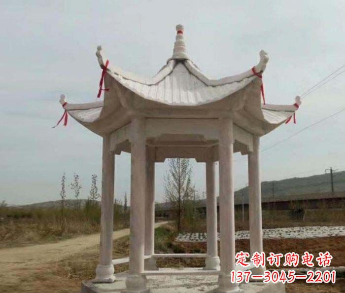 江西凉亭雕塑定制--领雕塑