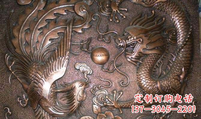 江西传统风情铜雕龙让灵魂升华