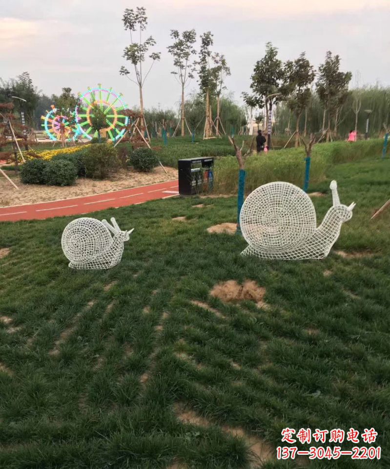 江西镂空不锈钢蜗牛雕塑