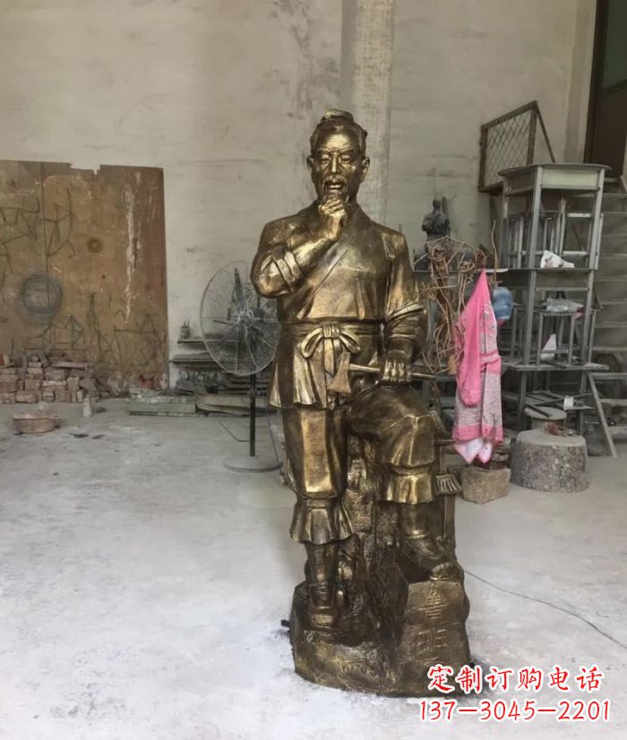 江西鲁班传世经典——铜雕塑