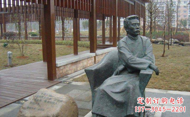 江西鲁迅近代名人铜雕