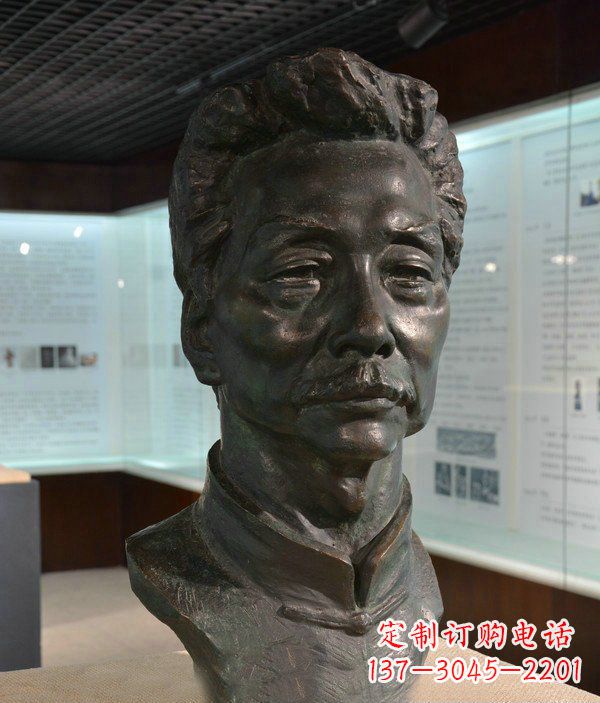 江西鲁迅名人铜雕雕塑—传承文化,永久纪念
